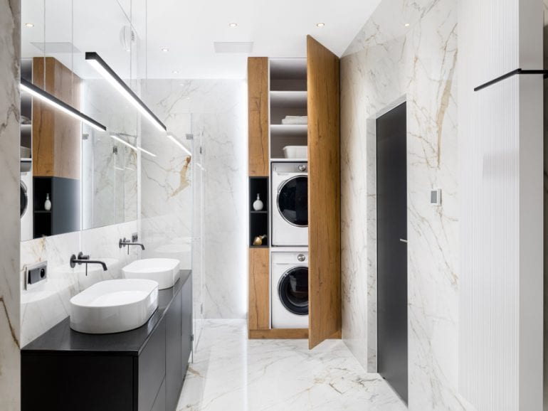 Laundry-Bathroom Combo — The Ultimate Space Saver!