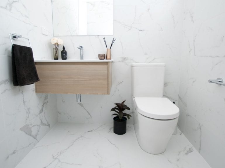 How do you remodel an old bathroom?